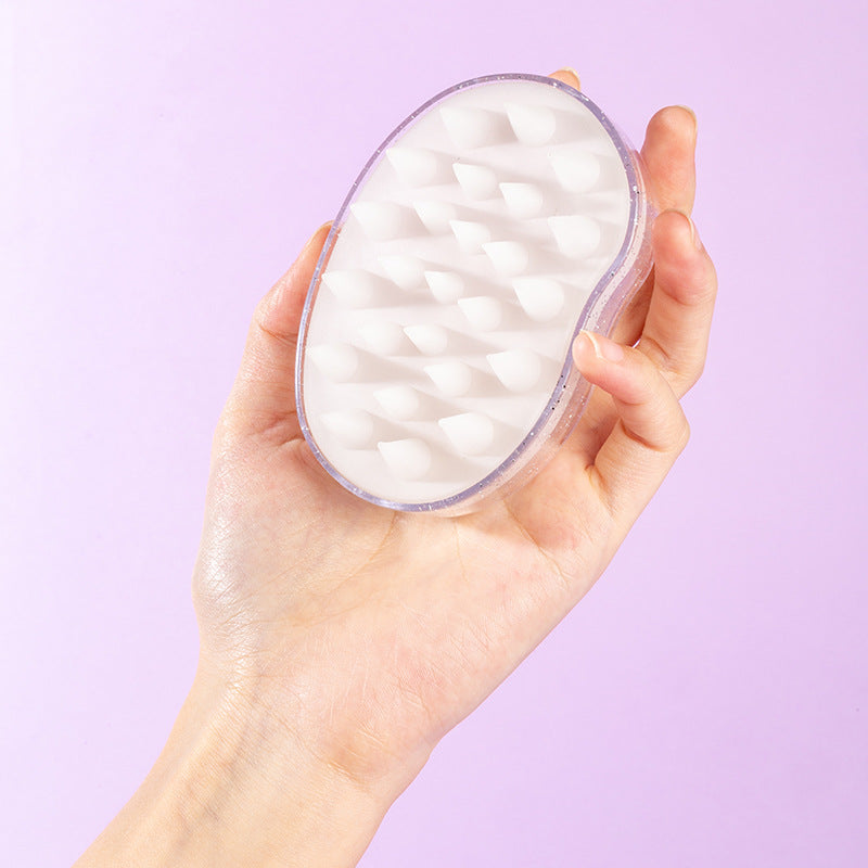 Transparent Massage Shampoo Brush