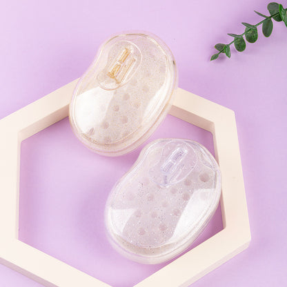 Transparent Massage Shampoo Brush